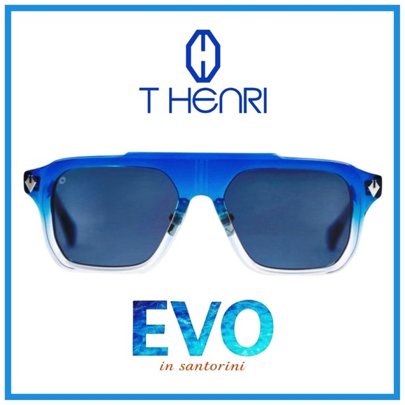T Henri ‘EVO’ Sunglasses in Santorini (Blue) - Picture 3 of 16